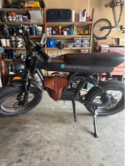 Official SMARTRAVEL Ebike Smart Travel with 1200W Brushless Motor,Removable 48V 20Ah Battery,UP to 32MPH,Electric Mountain Bike with 20" Fat Tire with