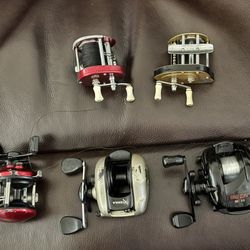 Five Baitcaster Reels