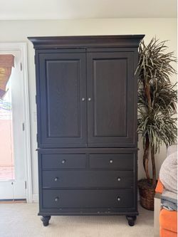 Dark Wood Armoire