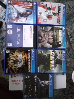 Pre-Owned PS4 Video Games..See What's Available