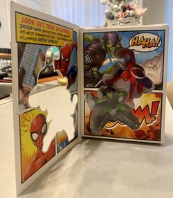 Marvel Spider-Man Spirderman & Green Goblin Hallmark Christmas Ornaments Brand New
