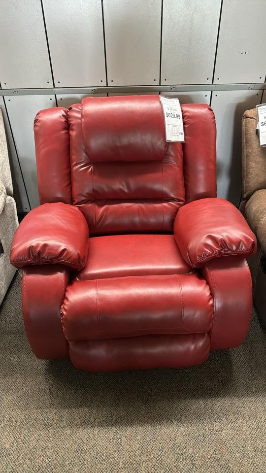 Vacherie Salsa Red Rocker Recliner /P