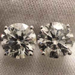 3 Carat Ct VS Brilliant Round Lab Grown Diamond Engagement Ring 14k 