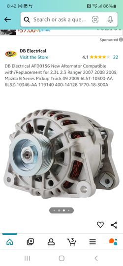 ￼Visit the Store, DB Electrical

DB Electrical

Visit the Store

4.1  22

DB Electrical AFD0156 New Alternator Compatible with/Replacement for 2.3L 2.