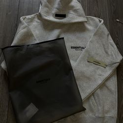 Essentials Hoodie Light Oat