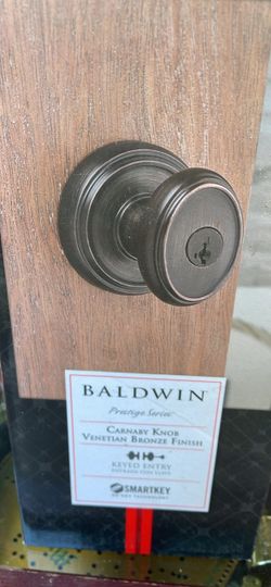 Baldwin Prestige Carnaby Keyed Entry Knob