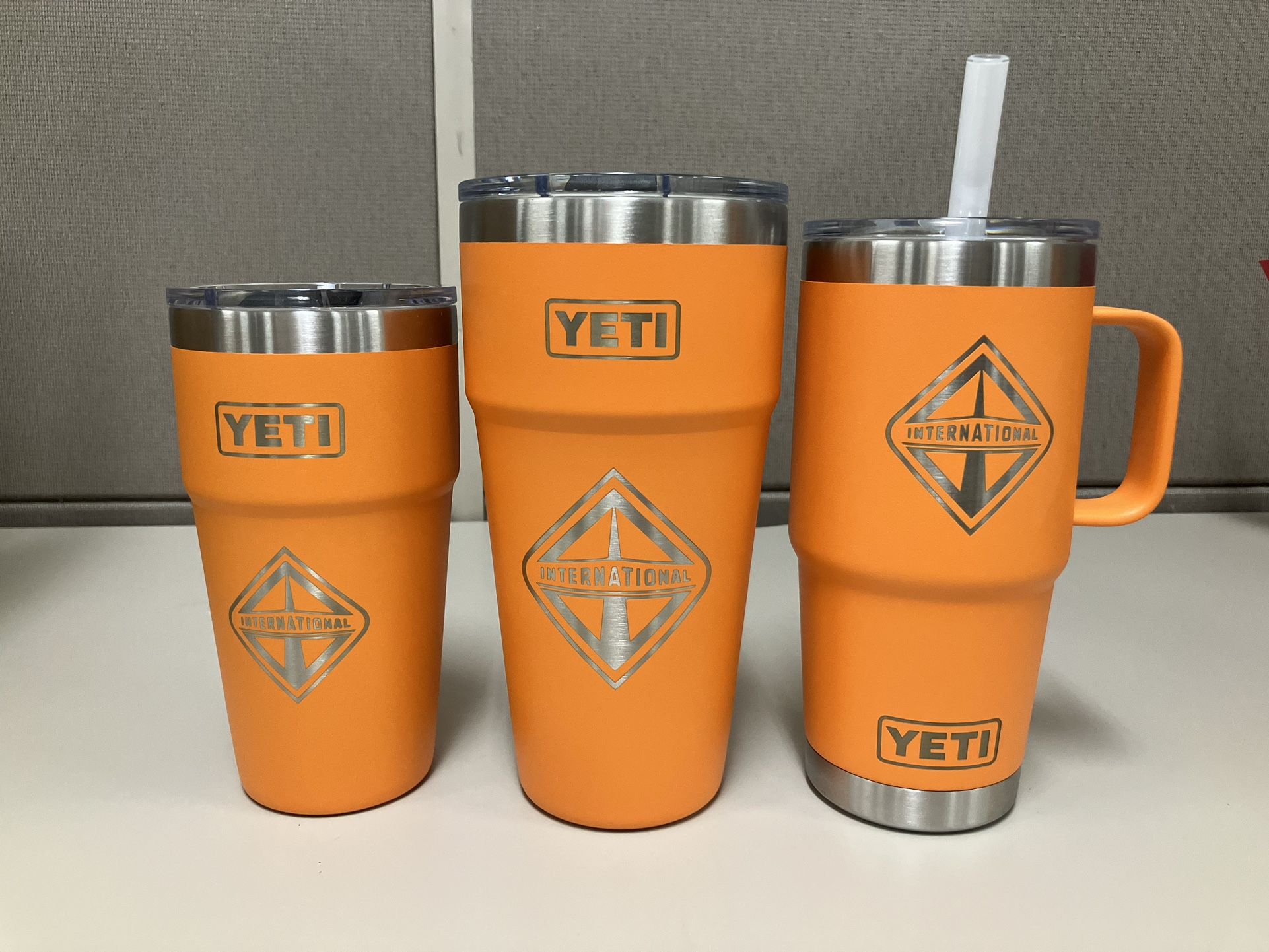 YETI King Crab Orange International Logo