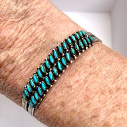 Fred Harvey Era Needlepoint Cuff