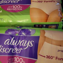 Always Discreet Incontinence Underwear XL for Sale in West Palm