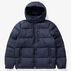 Polo Ralph Lauren Navy Down Fill Puffer Jacket Men's Size XXL $348 MSRP NEW
