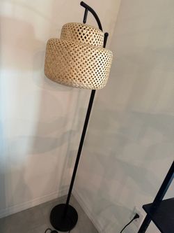 Boho floor lamp