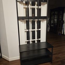 IKEA Coat Rack With Shoe Storage and Bench