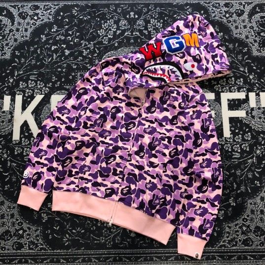 Purple Camo Bape Hoodie