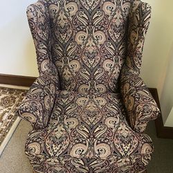Paisley Wingback Chair