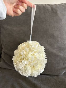 Fake hydrangea flower girl bouquets