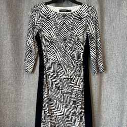 Ralph Lauren Chevron-Print Sheath Dress