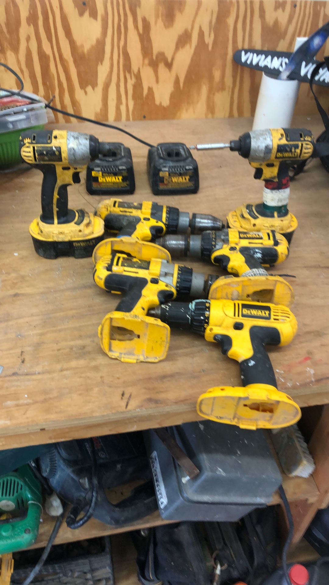 DeWalt Impact and Hammer Drill 2 x set Plus Saws All