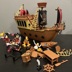 Disney Parks Pirates of the Caribbean Mickey Mouse Pirate Ship Boat