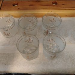 For Crystal Wine Goblets Trimmed In Gold For Pieces Fifth One Free