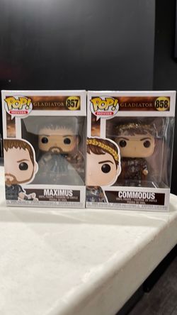 Vaulted! Funko Pop Movies! Gladiator Collection Maximus #857 & Commodus #858 Vaulted