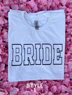 WOMENS ADULT XL BRIDE TSHIRT - NEW