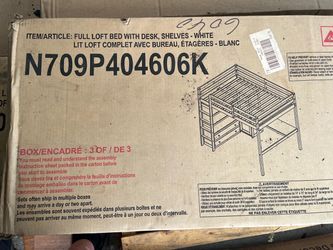 New, in box loft bed