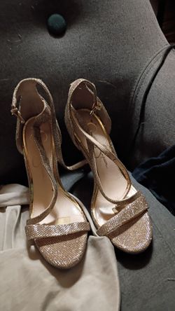 Jessica Simpson glitter heels