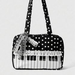 Piano Dotted Purse 