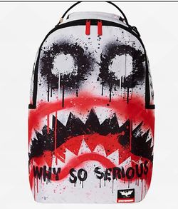 Sprayground x The Joker Makeup Backpack and yes comes with tags