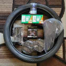 NEW Bicycle Bmx Parts Bundle 20" Black
