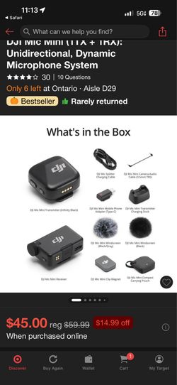 DJI mini mic
