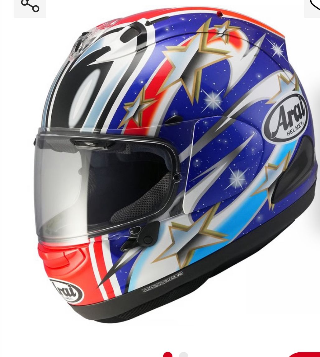 Arai Quamtum F Motorcyle Helmet Nakano Pro Model