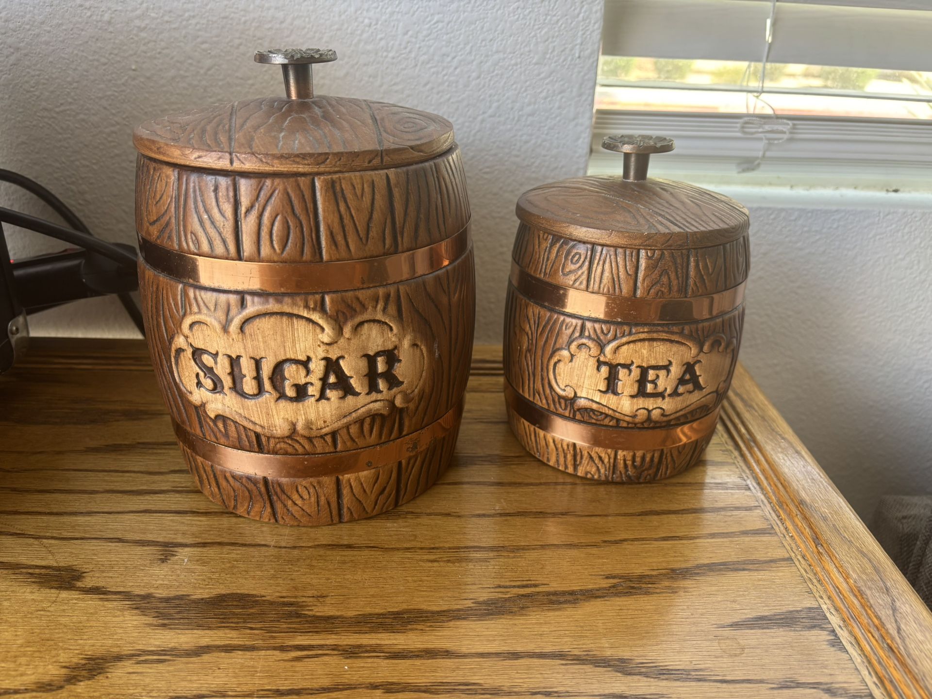 Sugar And Tea Containers