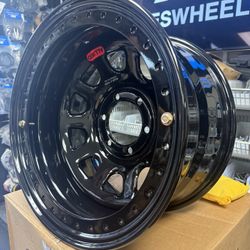 4 Wheels Raceline Wheel RT5179560 Daytona Beadlock Rt-51 Black 17x9 -38 6x139.7