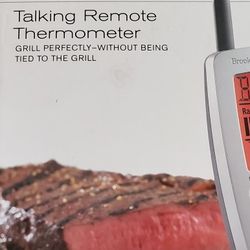 Brookstone Remote Talking Thermometer $60 OVO