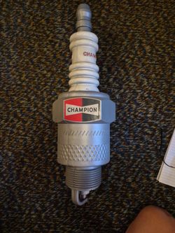 Vintage Champion large plastic spark plug
