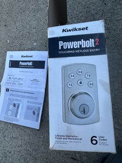 Kwikset Powerbolt 2 Touchpad Keyless Entry Deadbolt
