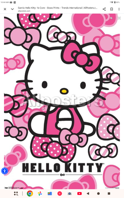 Hello Kitty poster check out all the pictures and read the description below