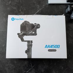 NEW & SEALED FeiyuTech AK4500 Essentials Kit - Professional 3-Axis Gimbal