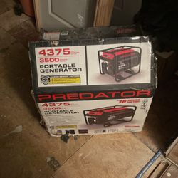 Predator 4375 Portable Generator, Only Used Twice. still Like New In Box