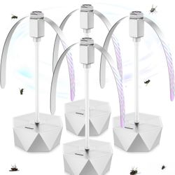 Fly Fans for Tables, Fly Repellent Fan Outdoor Indoor Keep Flies Away, Repellent Fans for Tables with Holographic Blades for Picnic, Party, Restaurant