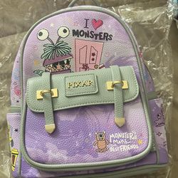 WondaPop Monsters Inc Mini Backpack 
