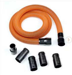 RIDGID 10-foot Pro-Grade Locking Vacuum Hose Kit