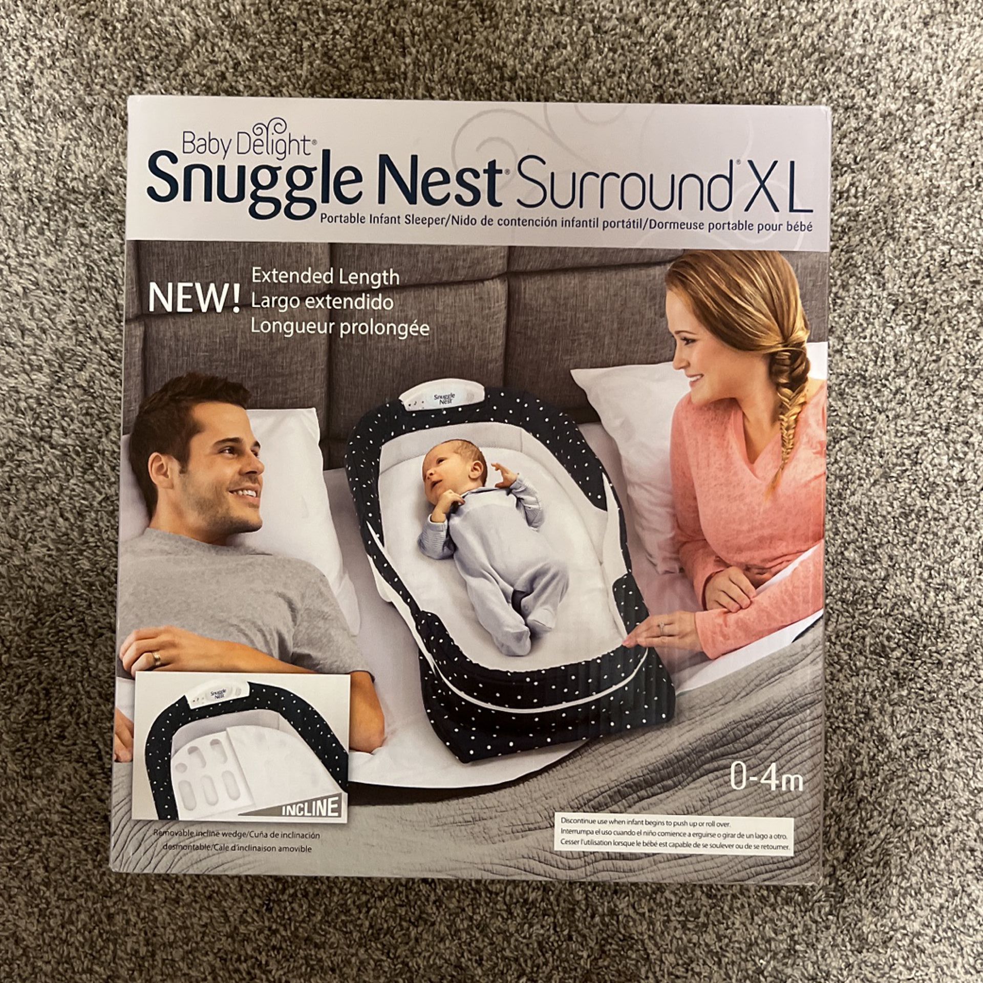 Baby Delight Snuggle Nest Surround XL Infant Sleeper