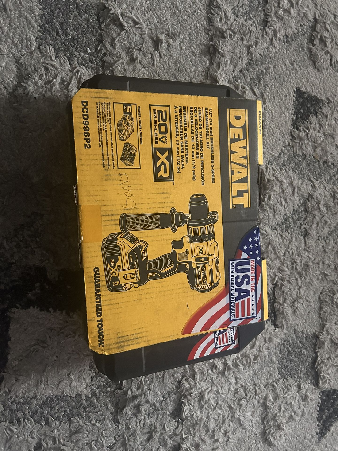 DeWalt XR 20V 3-speed 1/2 in Hammer Drill