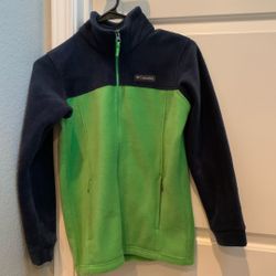 Boys Columbia Jacket, Blue And green, M 10-12