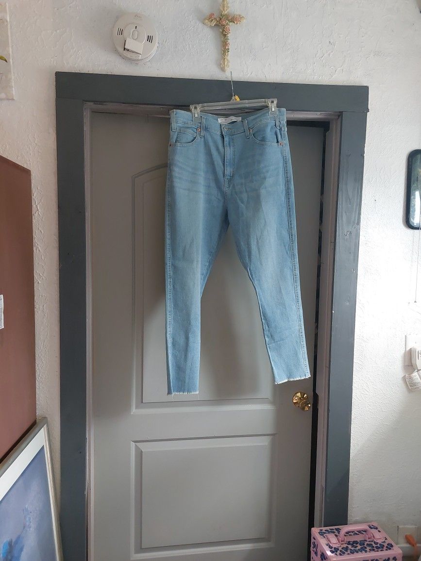 Levi Strauss  Signature  High Rise Skinny Jeans  Sz 14