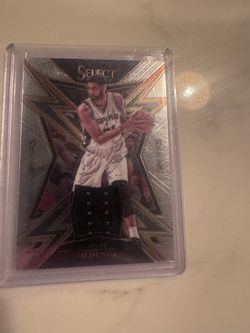 2017 select sparks Tim Duncan jersey card