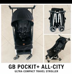 GB Pockit+ All-City Compact Stroller Travel