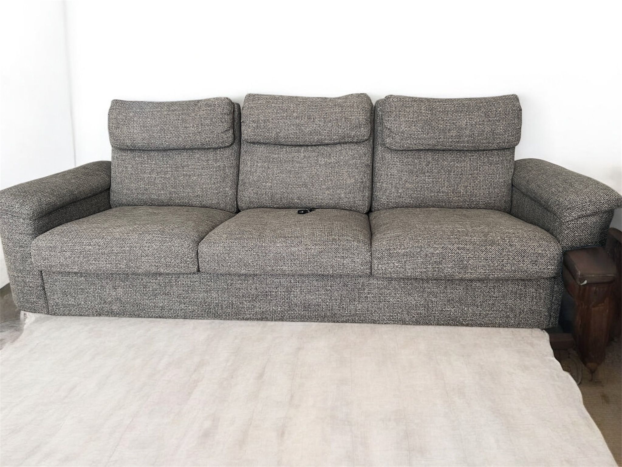 IKEA 3-Seat Gray Sofa - Excellent Condition